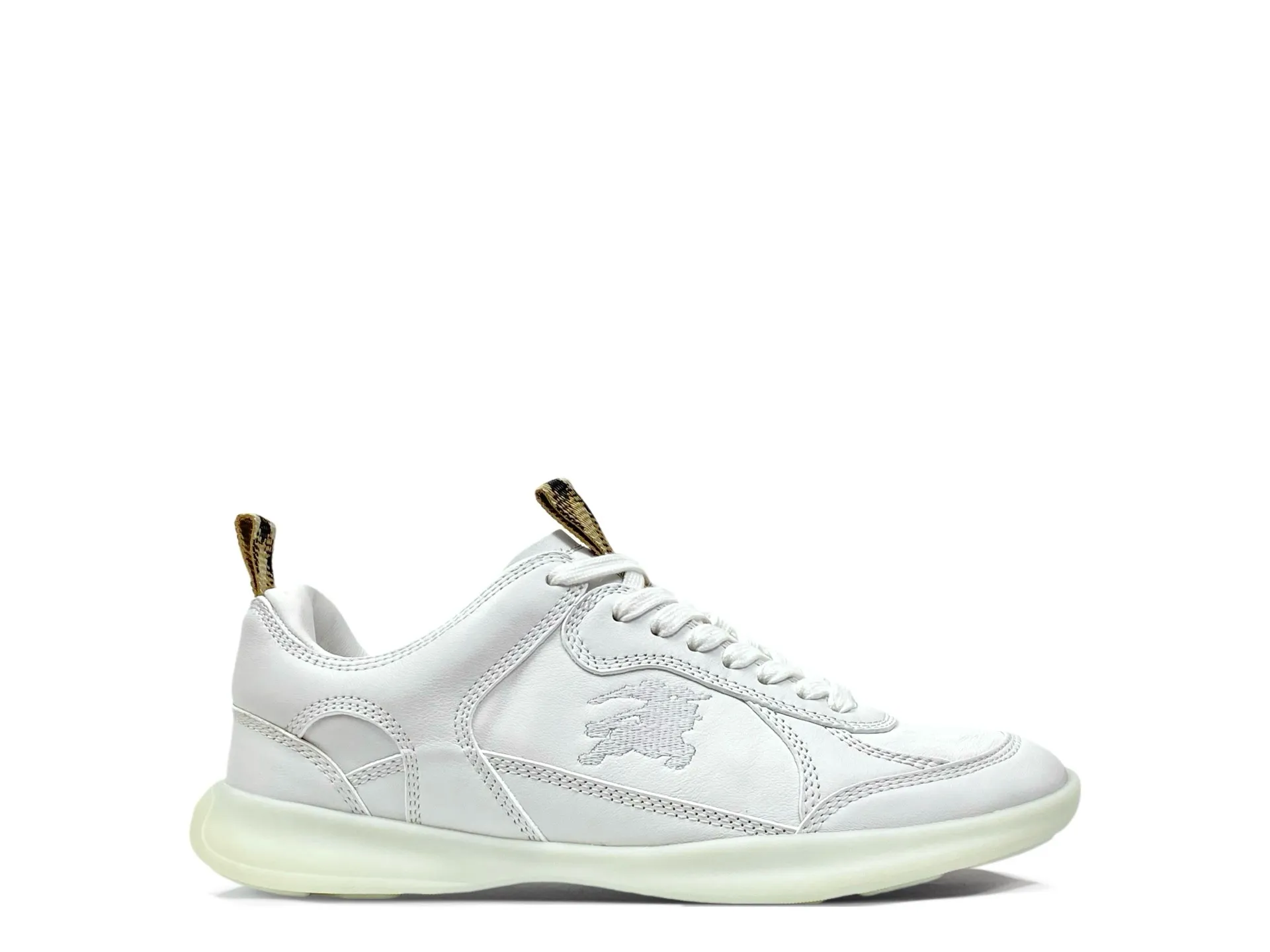 Men's Men's Shoes 💰440 [New Style] 🐝🐝Burberry - Burberr SU25 new MATRIX retro sneakers ♞size; 38-44 (45 customized) calfskin The main style of the summer fashion show, retro and casual, light and comfortable. Burberry made its debut at the brand's 2025 summer fashion show. Made of refined Italian leather with tonal topstitching details, it's inspired by sporty design. Paired with lightweight soles and Burberry check sneakers, they are embellished with embroidery of the brand's Equestrian Knight logo (EKD). - Lace-up design - EKD embroidery on the side - EKD embroidery on the sole